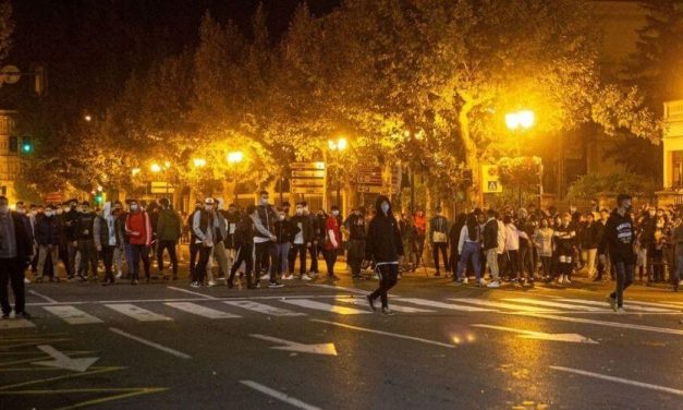 Continúan los disturbios nocturnos en Logroño y León por las restricciones impuestas