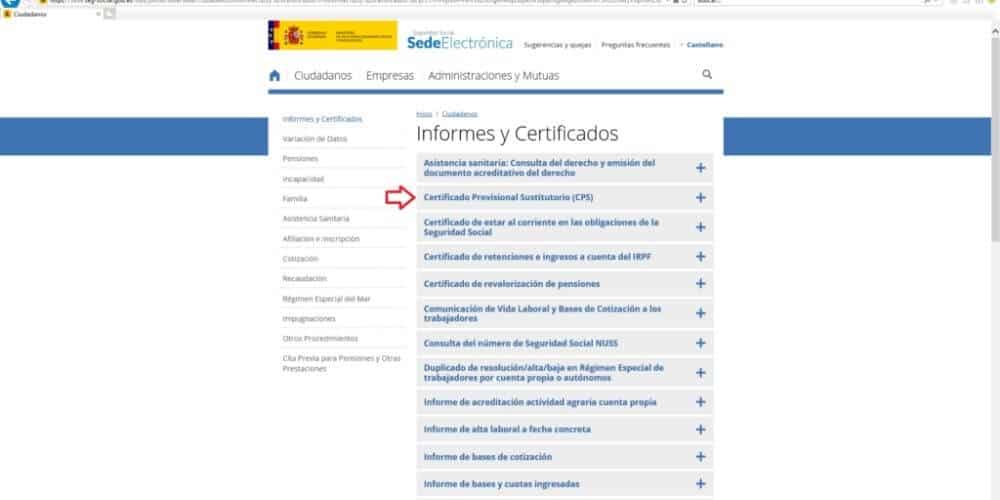 conoce-como-realizar-el-certificado-provisional-sustituto-en-españa-we-seleccionar-opcion-aliadoinformativo.com
