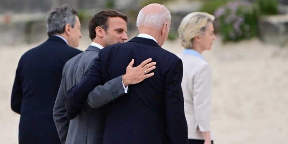 Biden y Macron se reunirán en octubre para tratar el tema de la crisis de los submarinos