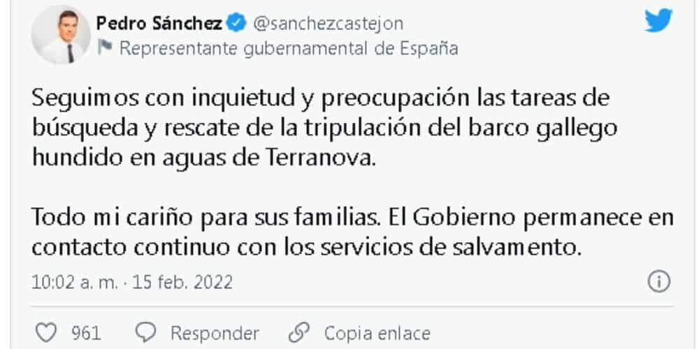 siete-muertos-tres-rescatados-y-14-desaparecidos-tras-naufragio-de-pesquero-gallego-en-canada-twitter-pedro-sanchez-españa-aliadoinformativo.com