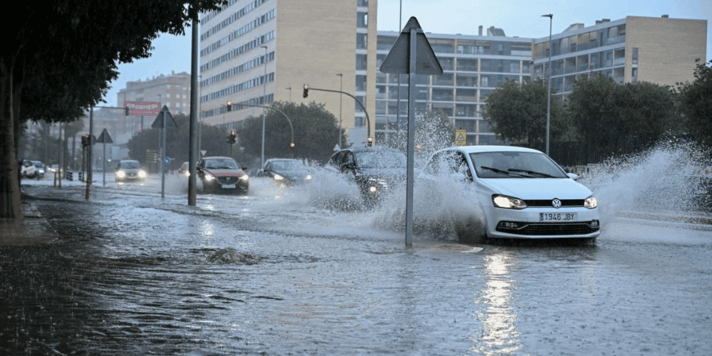 DANA: fuerte tormenta acompañada de granizo provoca inundaciones en Madrid