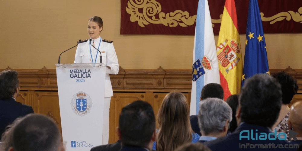 Princesa Leonor recibe la Medalla de Oro de Galicia en Santiago de Compostela