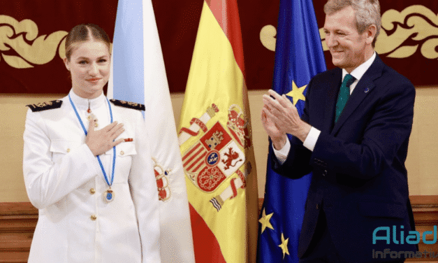 Princesa Leonor recibe la Medalla de Oro de Galicia: “Me siento una gallega más”
