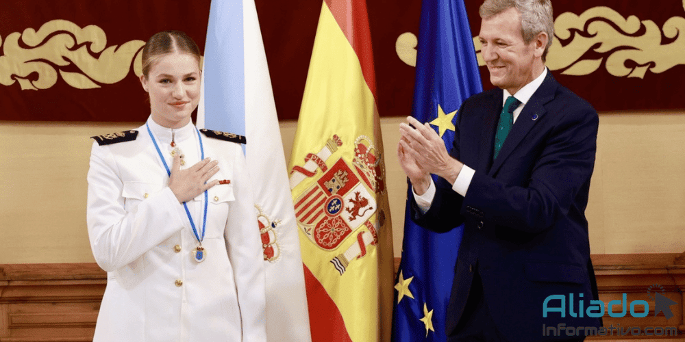 Princesa Leonor recibe la Medalla de Oro de Galicia: “Me siento una gallega más”